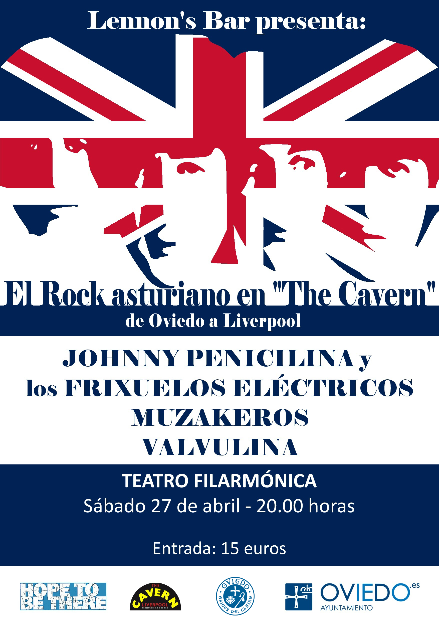 8º Concierto: El Rock Asturiano en “The Cavern “